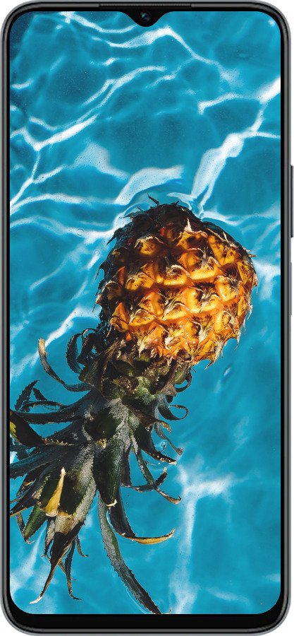 Силиконовый чехол Ананас на воде для Huawei honor X6 - 4384u-3341 изображение 