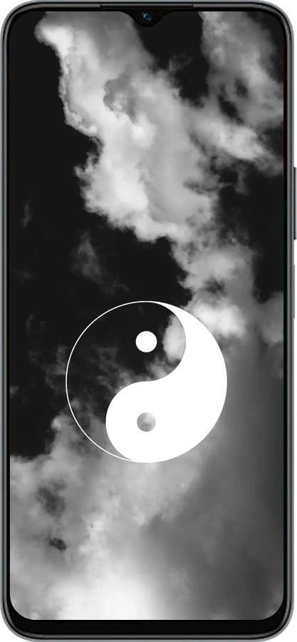 Силиконовый чехол Инь и Янь для Huawei Honor X8 5G - 4389u-4149 изображение 