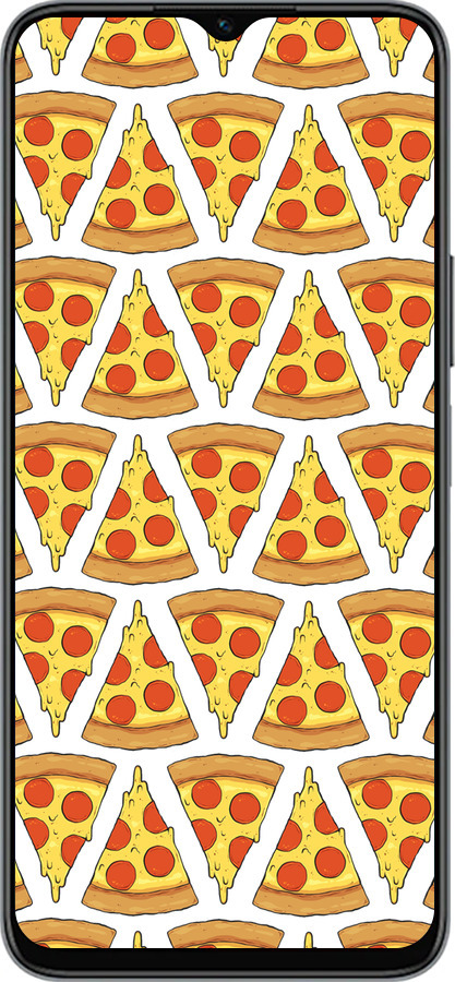 Силиконовый чехол Пицца для Huawei Honor X8 5G - 4408u-4149 изображение 