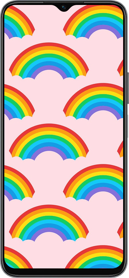 Силиконовый чехол Rainbows для Huawei honor X6 - 4478u-3341 изображение 