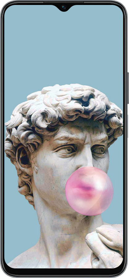 Силиконовый чехол Микеланджело для Huawei honor X6 - 4500u-3341 изображение 