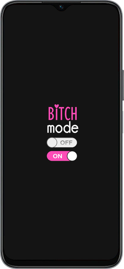 Силиконовый чехол Bitch mode для Huawei honor X6 - 4548u-3341 изображение 