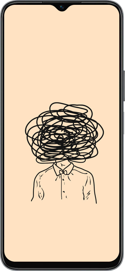 Силиконовый чехол Мысли для Huawei Honor X8 5G - 4568u-4149 изображение 