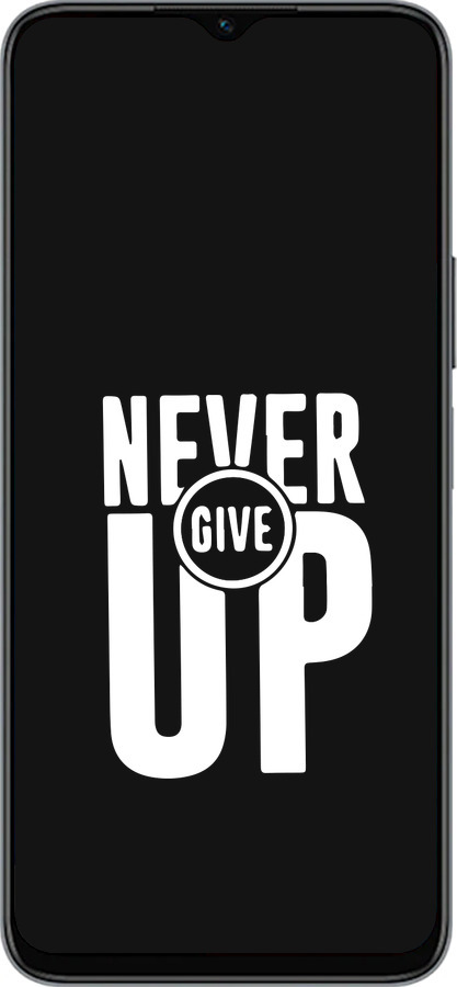 Силіконовий чехол Ніколи не здавайся для Huawei Honor X8 5G - 4572u-4149 изображение 