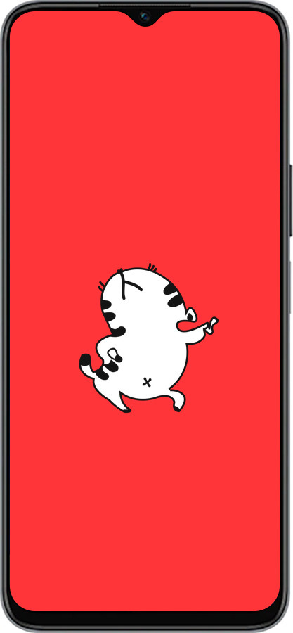 Силиконовый чехол Котик для Huawei Honor X8 5G - 4577u-4149 изображение 