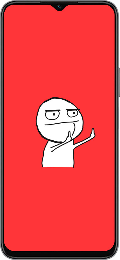 Силиконовый чехол Мем для Huawei honor X6 - 4578u-3341 изображение 