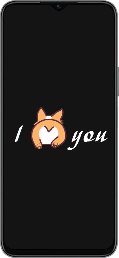 Силиконовый чехол Люблю для Huawei honor X6 - 4586u-3341 изображение 