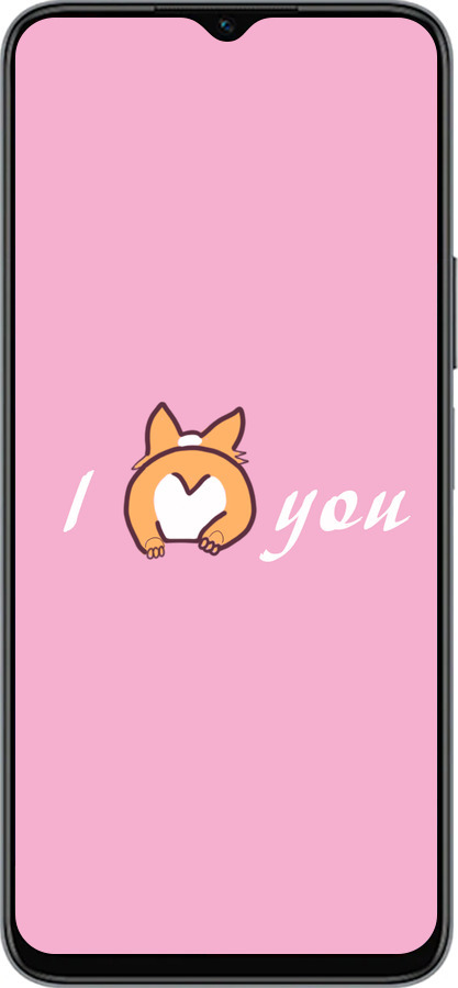 Силиконовый чехол Люблю1 для Huawei honor X6 - 4587u-3341 изображение 