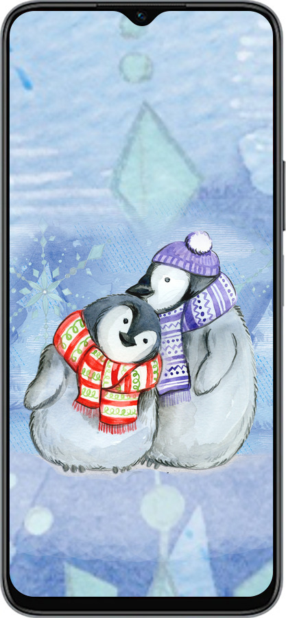 Силиконовый чехол Новогодний 5 для Huawei honor X6 - 4618u-3341 изображение 