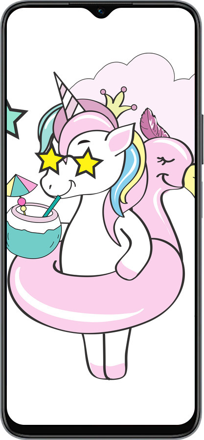 Силиконовый чехол Crown Unicorn для Huawei Honor X8 5G - 4660u-4149 изображение 