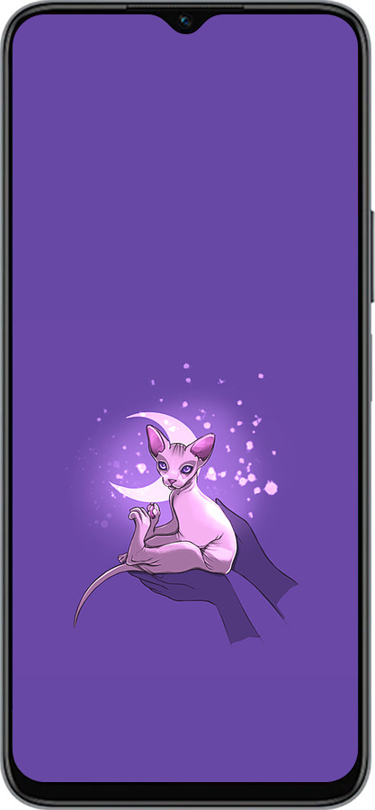 Силиконовый чехол Кот2 для Huawei Honor X8 5G - 4676u-4149 изображение 