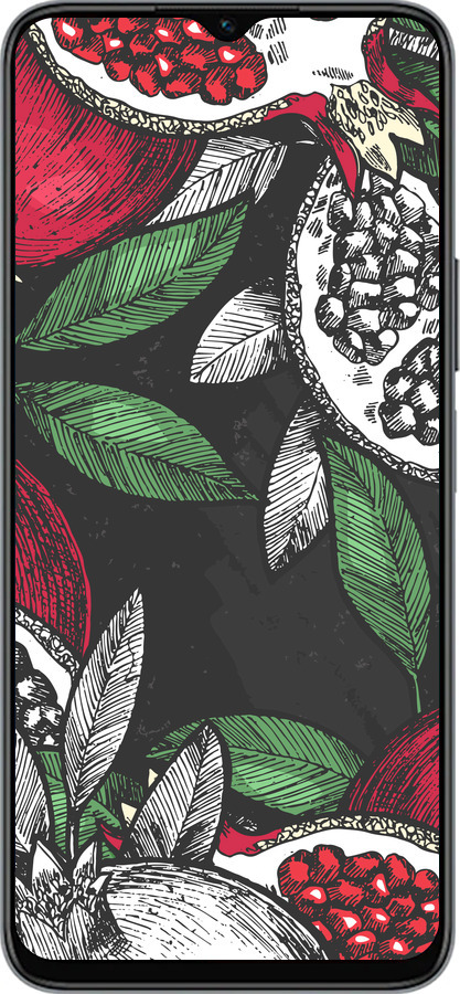 Силиконовый чехол Гранат для Huawei honor X6 - 4692u-3341 изображение 