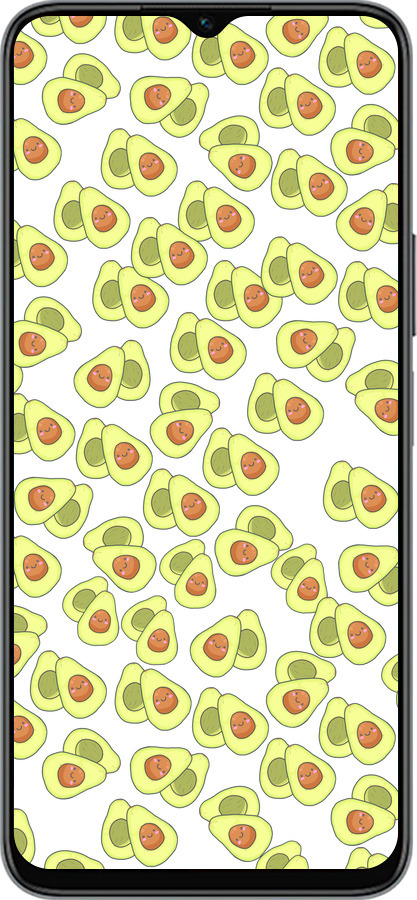 Силиконовый чехол Весёлые авокадо для Huawei honor X6 - 4799u-3341 изображение 