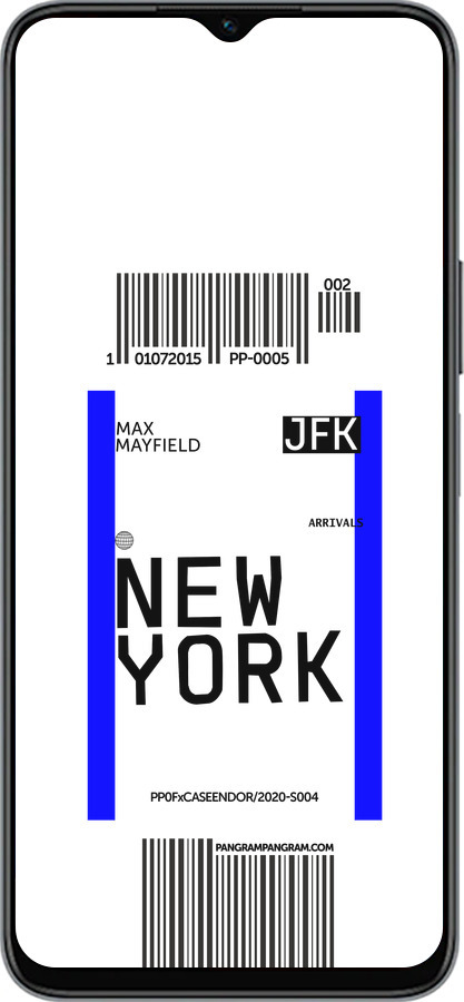 Силиконовый чехол New York для Huawei honor X6 - 4861u-3341 изображение 