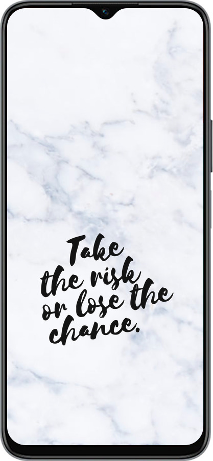 Силиконовый чехол Рискнуть или потерять шанс для Huawei honor X6 - 4866u-3341 изображение 