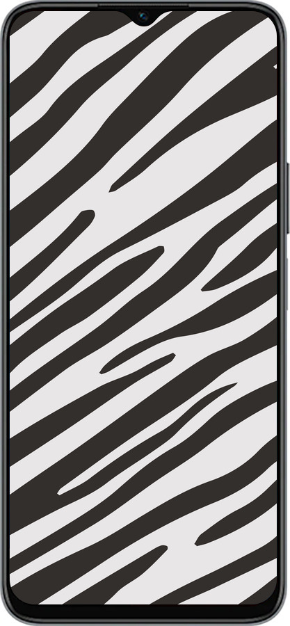 Силиконовый чехол Классическая зебра для Huawei honor X6 - 4874u-3341 изображение 
