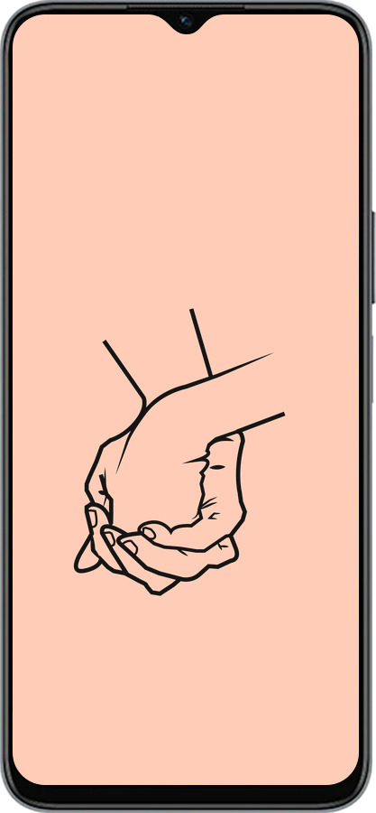 Силиконовый чехол Руки для Huawei honor X6 - 4896u-3341 изображение 