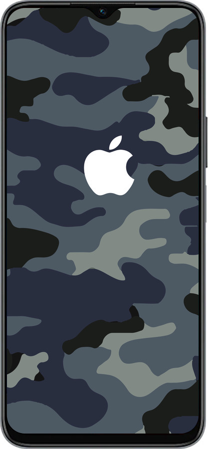 Силиконовый чехол Камуфляж 1 для Huawei honor X6 - 4897u-3341 изображение 