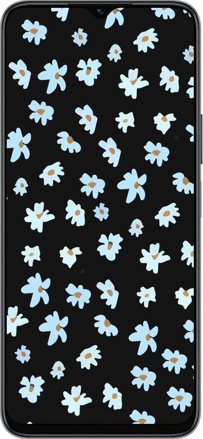 Силиконовый чехол Цветочный для Huawei honor X6 - 4900u-3341 изображение 