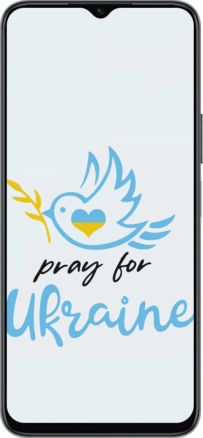 Силиконовый чехол Украина v2 для Huawei honor X6 - 5230u-3341 изображение 