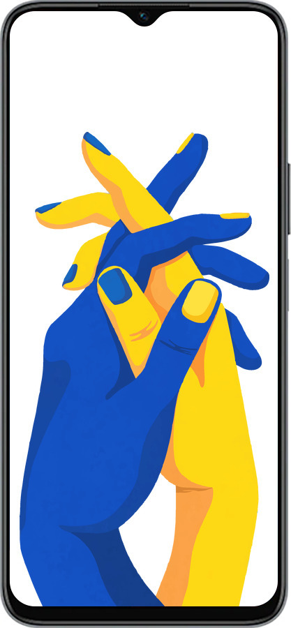 Силиконовый чехол Stand With Ukraine для Huawei honor X6 - 5255u-3341 изображение 