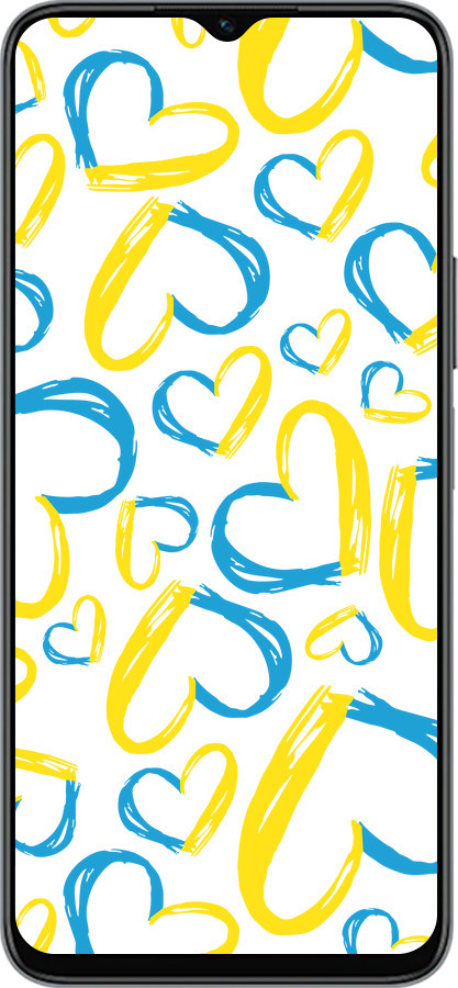 Силиконовый чехол Сердца UA для Huawei honor X6 - 5292u-3341 изображение 