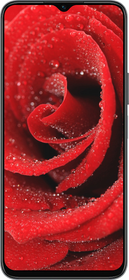 Силиконовый чехол Красная роза для Huawei Honor X8 5G - 529u-4149 изображение 