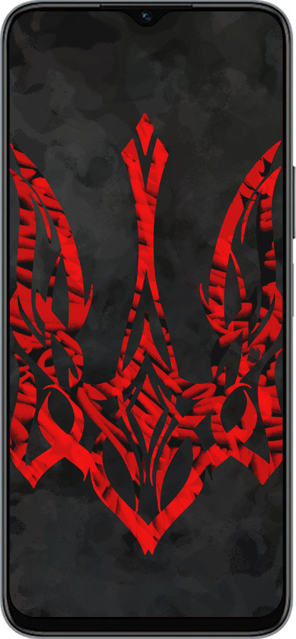 Силиконовый чехол Герб Украины v4 для Huawei Honor X8 5G - 5319u-4149 изображение 