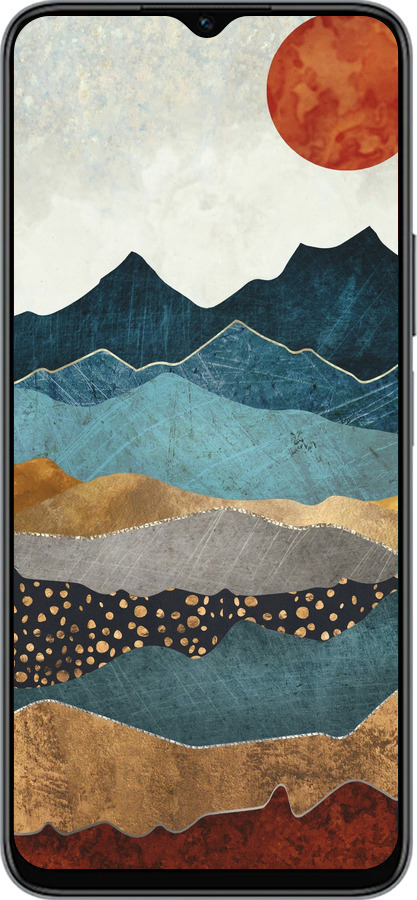 Силиконовый чехол Закат горы для Huawei honor X6 - 5434u-3341 изображение 