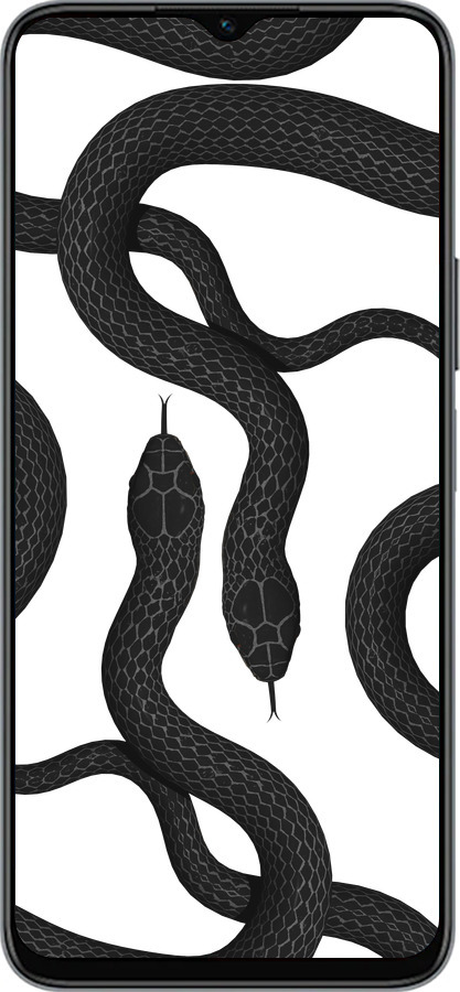 Силиконовый чехол Змеи для Huawei honor X6 - 5473u-3341 изображение 