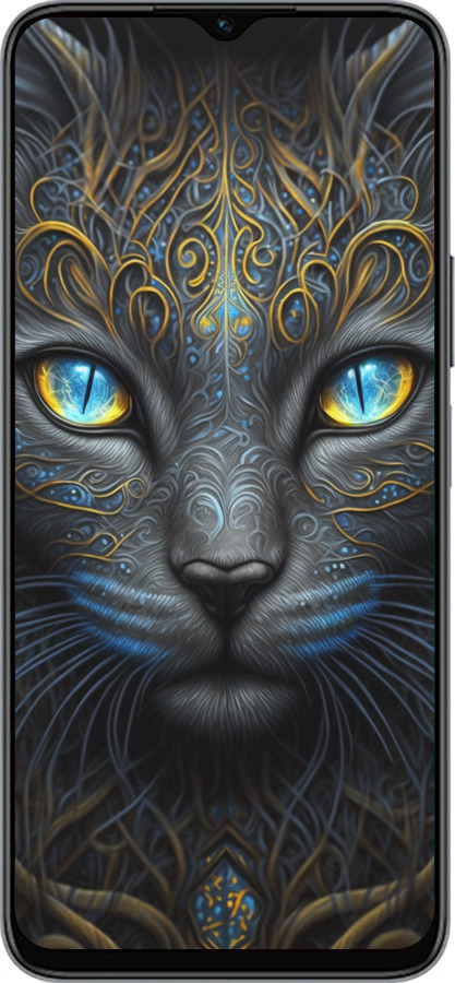 Силиконовый чехол Кошка для Huawei Honor X8 5G - 5548u-4149 изображение 