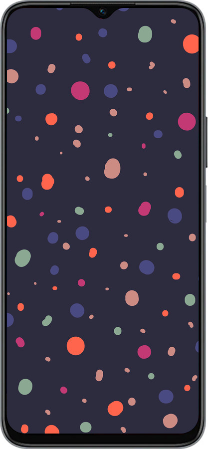 Силиконовый чехол Горошек v2 для Huawei honor X6 - 5599u-3341 изображение 