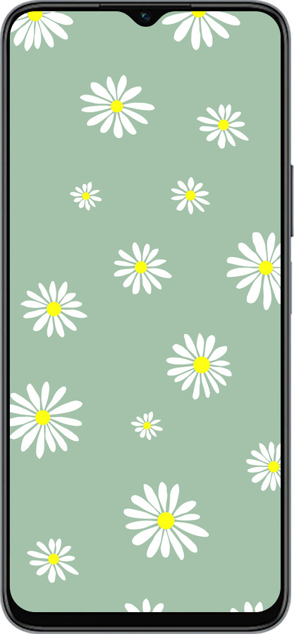 Силиконовый чехол Ромашки v4 для Huawei honor X6 - 5603u-3341 изображение 