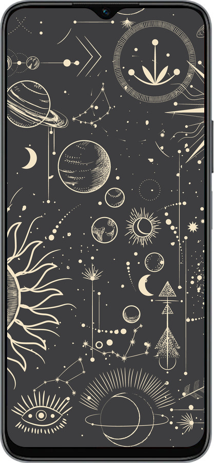 Силиконовый чехол Фаза луны для Huawei honor X6 - 5605u-3341 изображение 