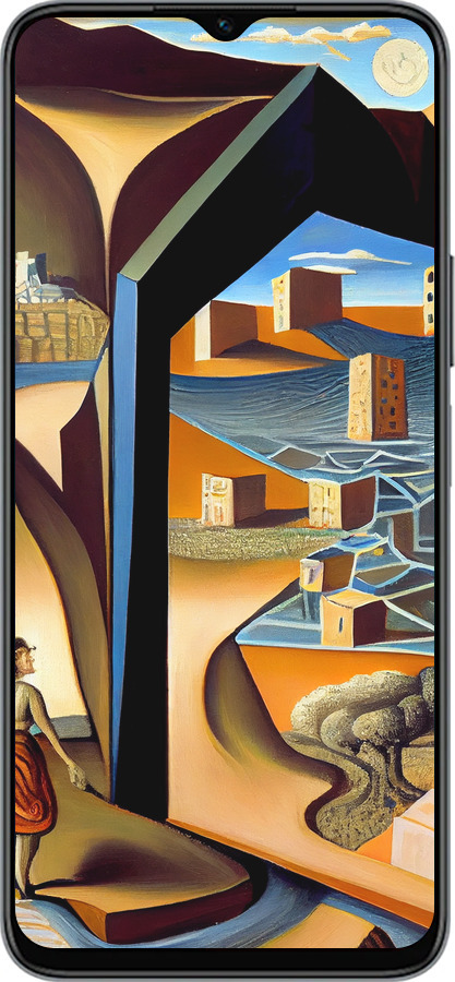 Силиконовый чехол Абстракция v2 для Huawei honor X6 - 5618u-3341 изображение 