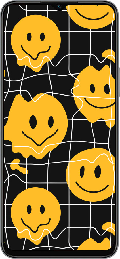 Силиконовый чехол Смайлы v3 для Huawei honor X6 - 5623u-3341 изображение 