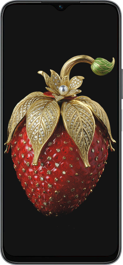 Силиконовый чехол Клубника v3 для Huawei Honor X8 5G - 5638u-4149 изображение 