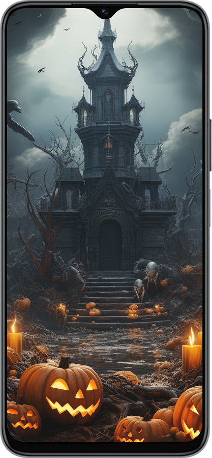 Силиконовый чехол Мрачный дом для Huawei Honor X8 5G - 5655u-4149 изображение 