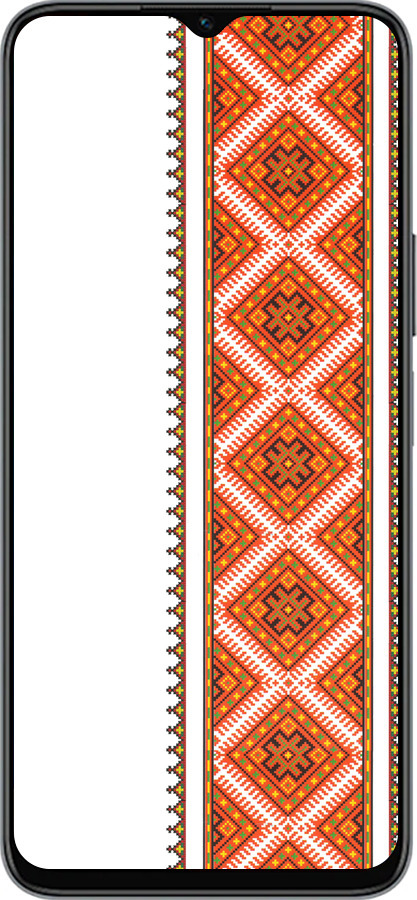 Силиконовый чехол Вышиванка 25 для Huawei honor X6 - 593u-3341 изображение 