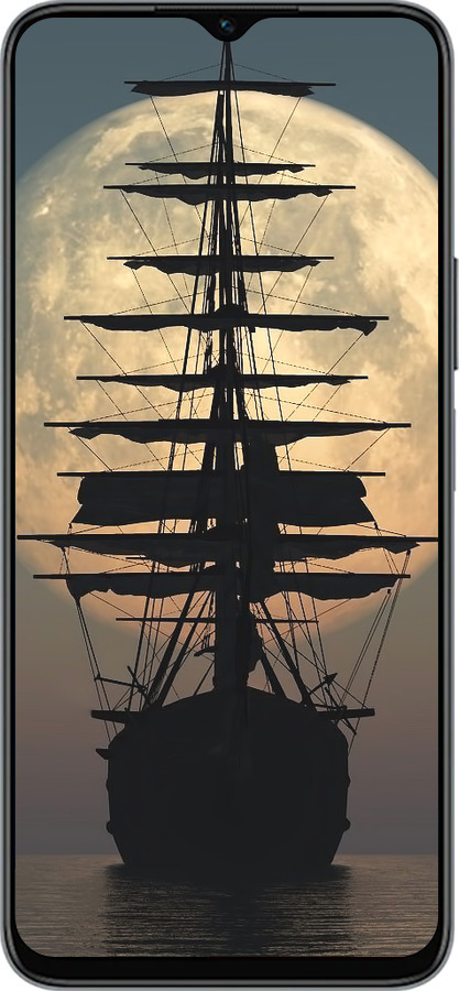 Силиконовый чехол Корабль для Huawei honor X6 - 5998u-3341 изображение 