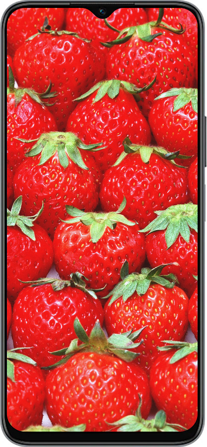 Силиконовый чехол Клубника для Huawei Honor X8 5G - 6020u-4149 изображение 