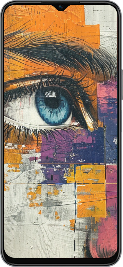 Силиконовый чехол Цветная фреска для Huawei honor X6 - 6032u-3341 изображение 