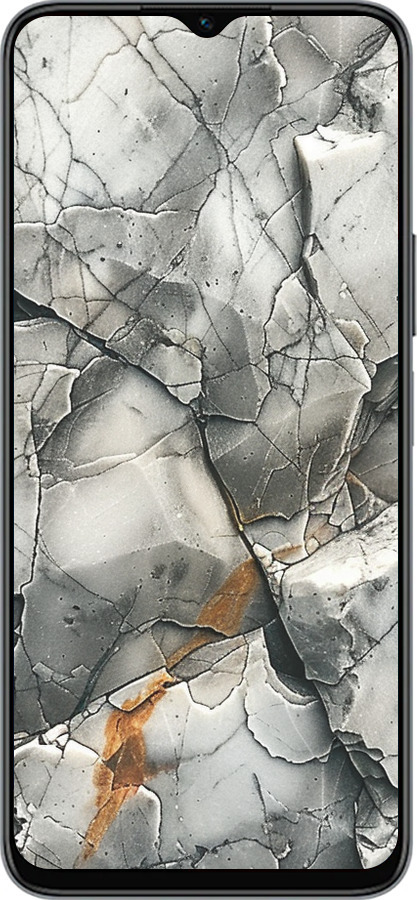 Силиконовый чехол Серый мрамор для Huawei honor X6 - 6041u-3341 изображение 