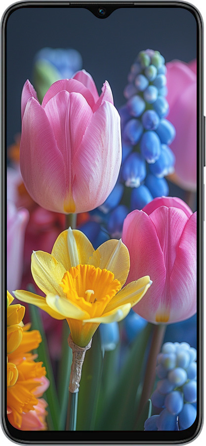 Силиконовый чехол Весенние цветы для Huawei honor X6 - 6058u-3341 изображение 