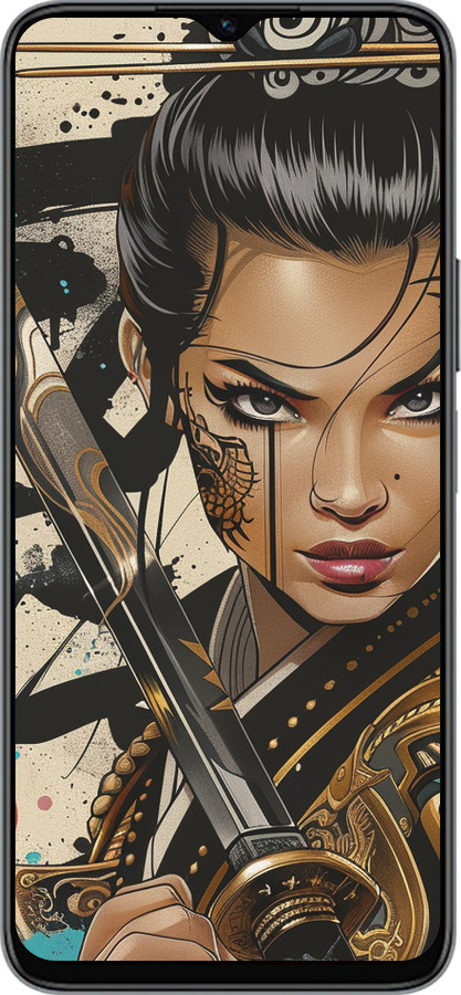 Силиконовый чехол Воительница ветров для Huawei honor X6 - 6077u-3341 изображение 