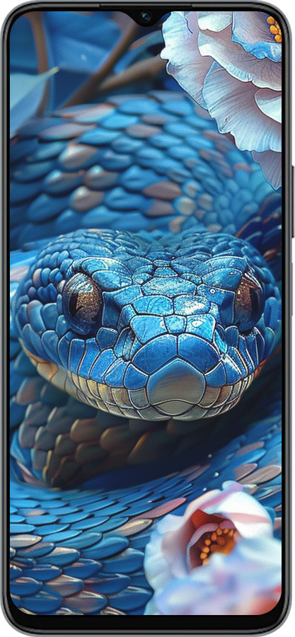 Силиконовый чехол Blue Snake для Huawei Honor X8 5G - 6079u-4149 изображение 