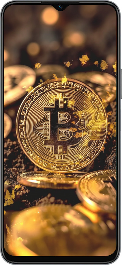 Силиконовый чехол Золотая лихорадка биткойна для Huawei honor X6 - 6089u-3341 изображение 