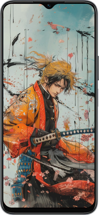 Силиконовый чехол Agatsuma Zenitsu: Убийца демонов для Huawei honor X6 - 6118u-3341 изображение 
