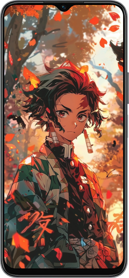 Силиконовый чехол Tanjiro для Huawei Honor X8 5G - 6130u-4149 изображение 