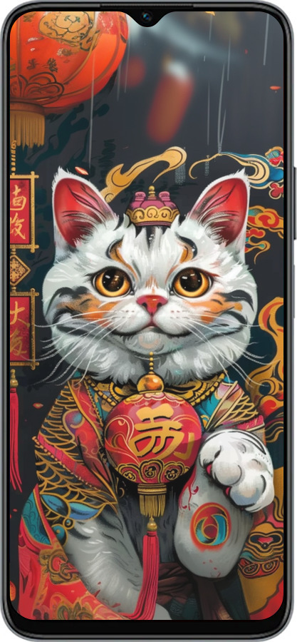 Силиконовый чехол China Cat v2 для Huawei honor X6 - 6135u-3341 изображение 